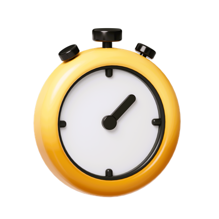 Chronomètre  3D Icon