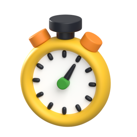 Chronomètre  3D Icon