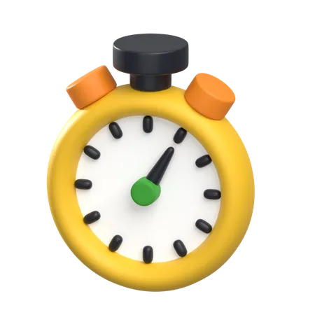 Chronomètre  3D Icon