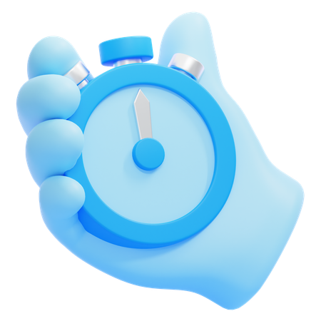 Chronomètre  3D Icon