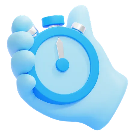 Chronomètre  3D Icon