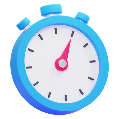 Chronomètre  3D Icon