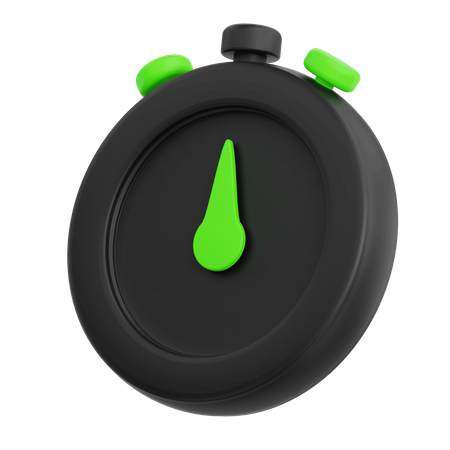 Chronomètre  3D Icon