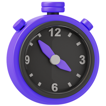 Chronomètre  3D Icon