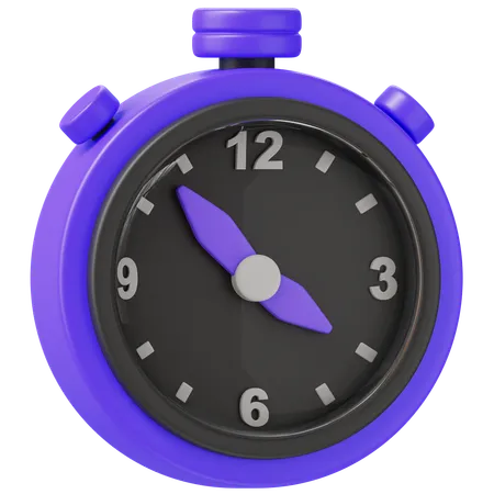 Chronomètre  3D Icon