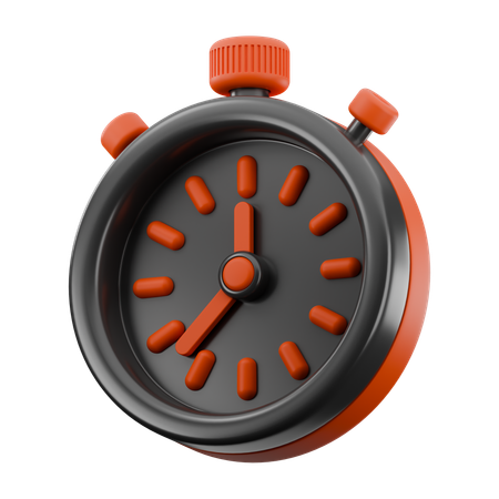 Chronomètre  3D Icon