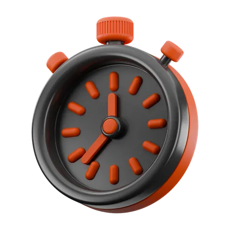 Chronomètre  3D Icon