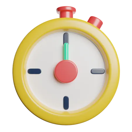 Chronomètre  3D Icon