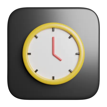 Chronomètre  3D Icon