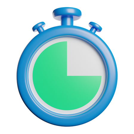 Chronomètre  3D Icon