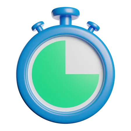 Chronomètre  3D Icon