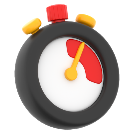 Chronomètre  3D Icon