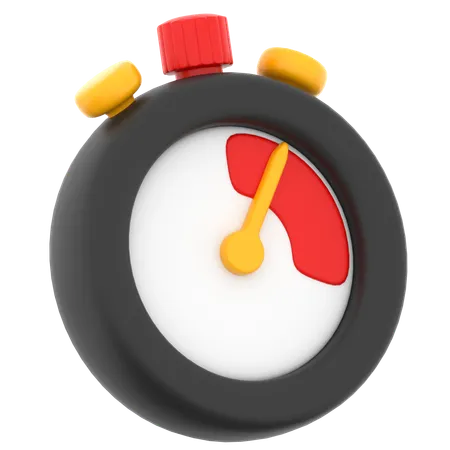 Chronomètre  3D Icon