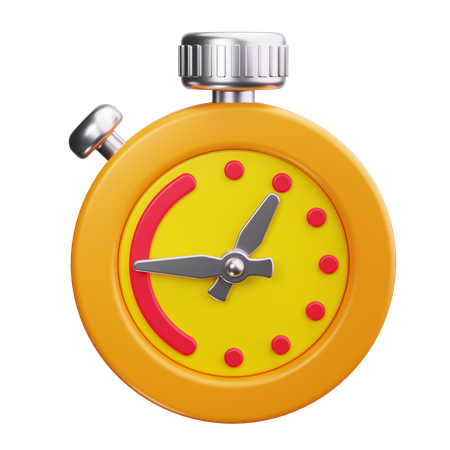 Chronomètre  3D Icon