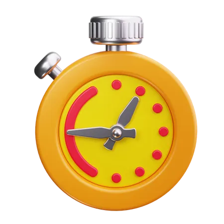 Chronomètre  3D Icon