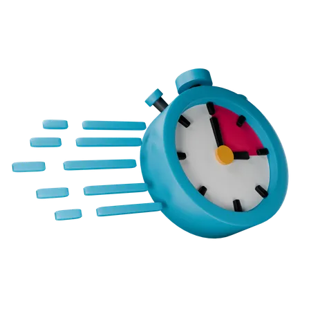 Chronomètre  3D Icon