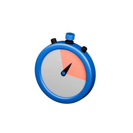 Chronomètre  3D Icon