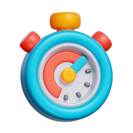 Chronomètre  3D Icon