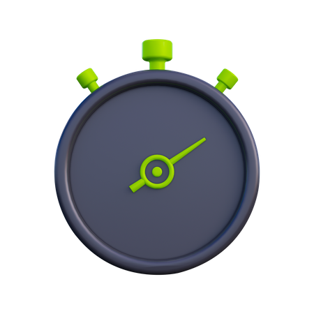 Chronomètre  3D Icon