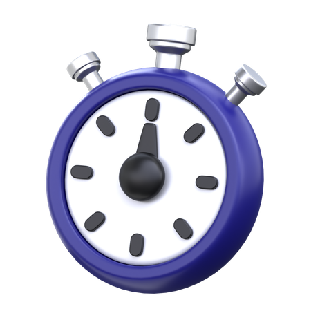 Chronomètre  3D Icon