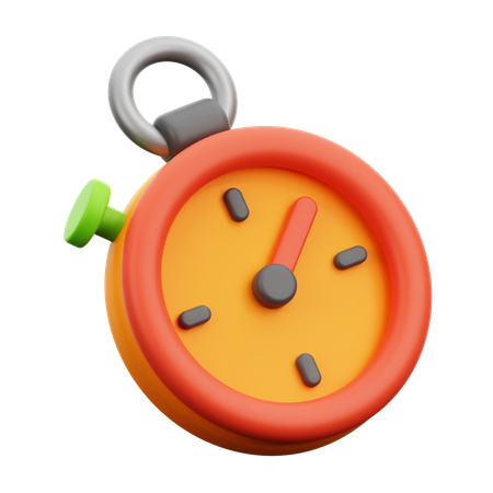 Chronomètre  3D Icon