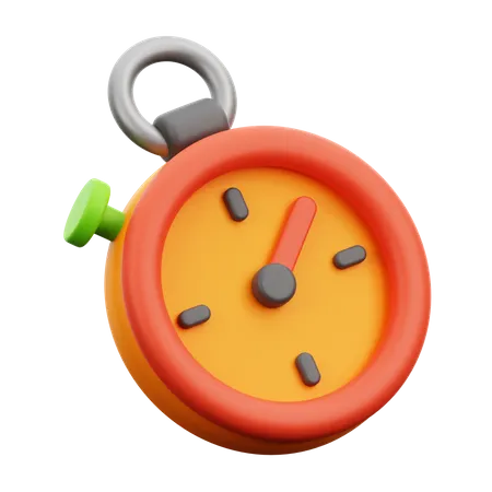 Chronomètre  3D Icon