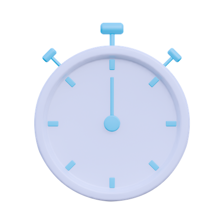 Chronomètre  3D Icon