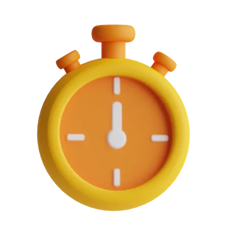 Chronomètre  3D Icon