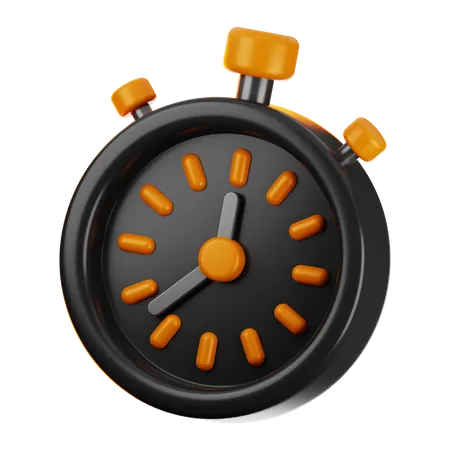 Chronomètre  3D Icon