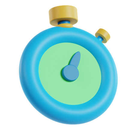 Chronomètre  3D Icon