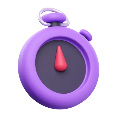 Chronomètre  3D Icon