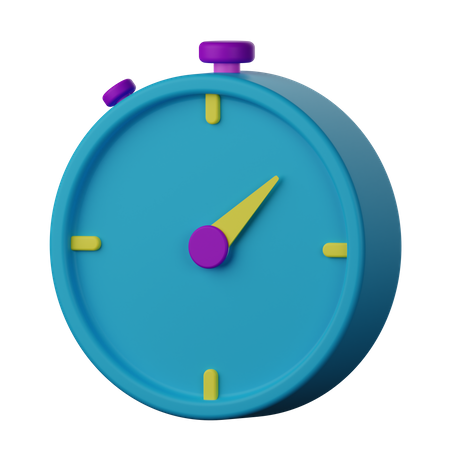 Chronomètre  3D Icon