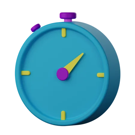 Chronomètre  3D Icon