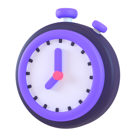 Chronomètre  3D Icon