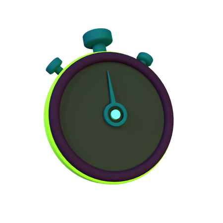 Chronomètre  3D Icon