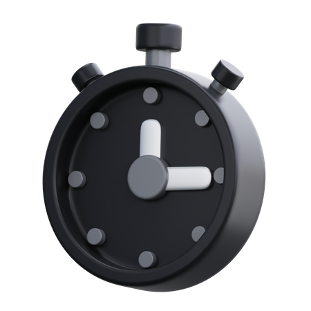 Chronomètre  3D Icon