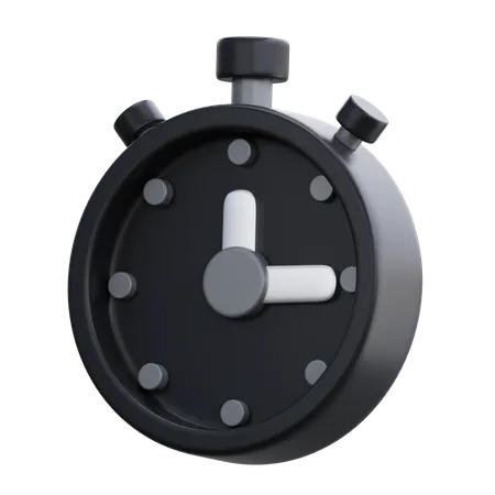 Chronomètre  3D Icon