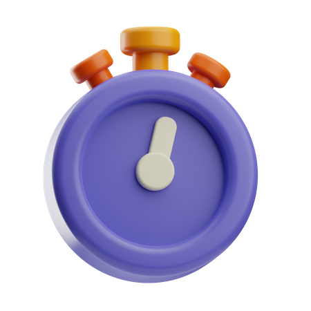 Chronomètre  3D Icon