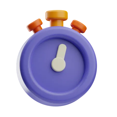 Chronomètre  3D Icon