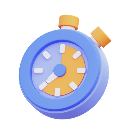 Chronomètre  3D Icon