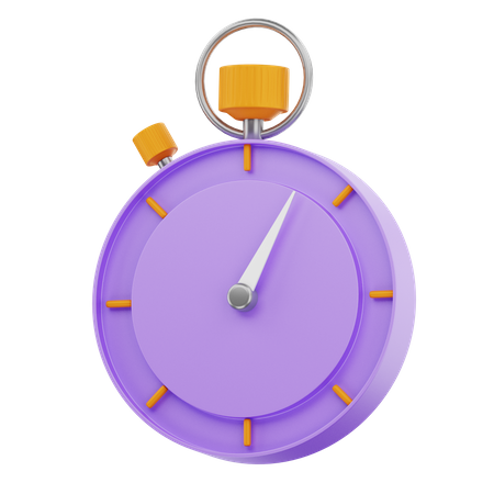 Chronomètre  3D Icon