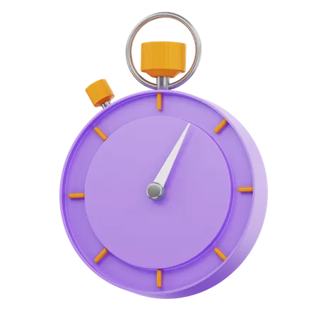 Chronomètre  3D Icon