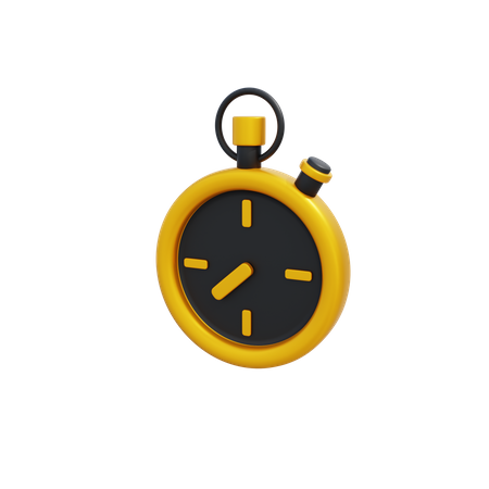 Chronomètre  3D Icon