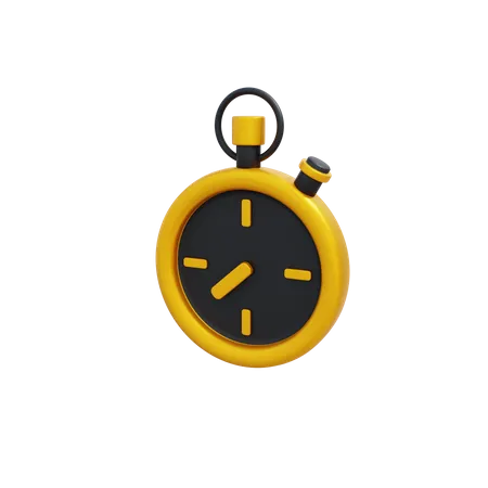 Chronomètre  3D Icon