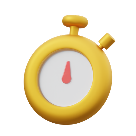 Chronomètre  3D Icon