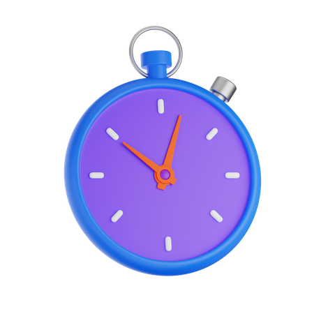 Chronomètre  3D Icon