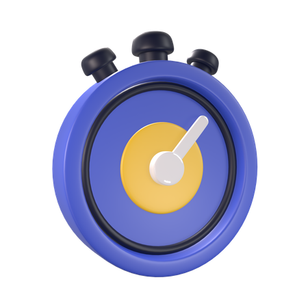 Chronomètre  3D Icon