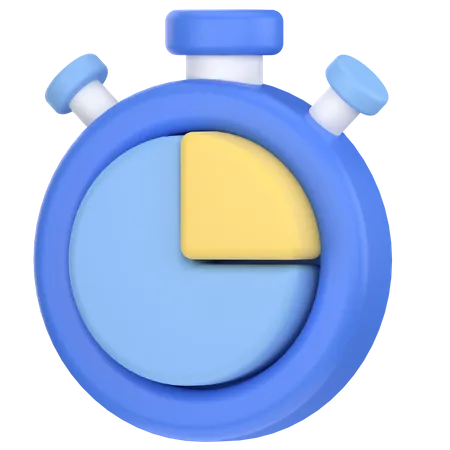 Chronomètre  3D Icon