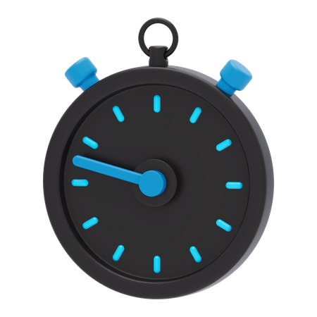 Chronomètre  3D Icon