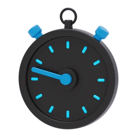 Chronomètre  3D Icon